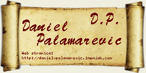Daniel Palamarević vizit kartica